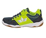 Lico Sport VS Unisex Kinder Hallenturnschuh, Anthrazit/ Lemon, 37 EU