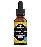 Vitamin D3 + K2 Tropfen hochdosiert, 50ml (1+ Jahre), 1000 IE Vitamin D3 +...