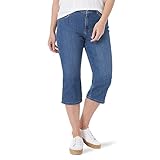 Lee Damen Capri-Jeans mit Lockerer Passform Hose, Soar, 40