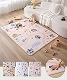 Wolkenweiche Spielmatte Baby 160x120x1,5cm – Kinderzimmer Teppich mit...