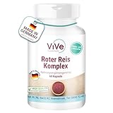 Roter Reis Komplex - 60 Kapseln - 2,95 mg Monacolin K pro Kapsel - mit...
