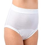 HERMKO 1265 2er Pack Damen Inkontinenz Slip mit Weichbund aus...