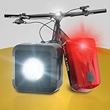 DANSI Fahrradleuchten-Set StVZO I LED-Fahrradlicht I Rad-Licht hell vorne...