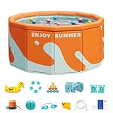 Jubepk Kiddie Pool | Faltbarer Swimmingpool | Tragbarer Swimmingpool |...