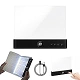 Buchlampe LED dimmbar mit 3 Lichtfarben, Leselicht mit Timer, Reading Book...