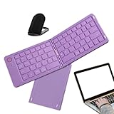 Tragbare faltbare Tastatur | Faltbare Taschentastatur | Falttastatur für...