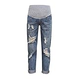 Xiedeai Umstandskleidung Jeans Hosen Damen - Frauen Umstandsjeans...