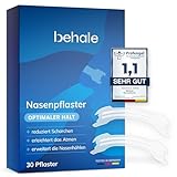 Behale - 30x Nasenpflaster Schnarchen - Nose Strips for sleeping I Anti...