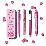 BIC Stifte Set in Metallbox: 1 Kugelschreiber, 1 Textmarker, 1 Tintenroller...