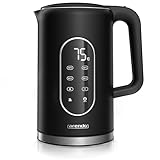 Arendo - digitaler Wasserkocher mit Temperatureinstellung - Edelstahl -...