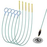 Kelly's Collection 5 Stück Abflussreiniger Spirale Lang 76 cm,...