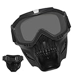 Reitbrillen Motorräder mit Gesichtsmaske abnehmbare Motorräder Brillen...