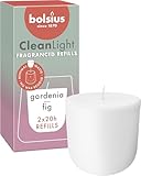 Bolsius - CleanLight Refill - Nachfüllbare Duftkerze - Gardenia & Feige -...