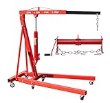 otgerlensker products Motorheber Motorkran 2000 kg Werkstattkran 2 t +...