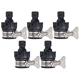 Spacnana 5pcs Wasserhahn-Tap-Anschluss-Adaptermixer Klemme Universal Garten...