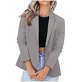 KDEIHT Blazer Damen Sommer Kurzblazer Casual Business Jacke Arbeit Büro...