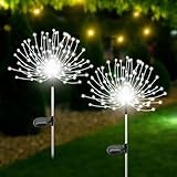 Solar Feuerwerk Lichter Außen LED Wasserdicht Gartenleuchten für Rasen,...
