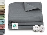 ZOLLNER Kuscheldecke in 150x200 cm - knitterarme und atmungsaktive...