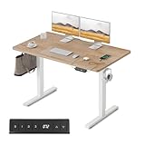 FEZIBO Höhenverstellbarer Schreibtisch mit USB-A und...