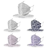 DolceTiger 50 Stück Unisex Fischform_Mundschutz 4 Lagige Schutz_Maske,...