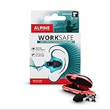 Alpine WorkSafe Gehörschutz Wiederverwendbare Lärmschutz Ohrstöpsel für...