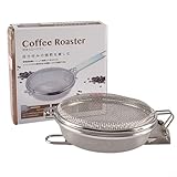 Homefurnishmall Home Coffee Bean Roaster Tool, Stainless Steel Portable...