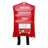 Smartwares FEX-15900 Feuerlöschdecke — 1,60 x 1,80 m — schnelle...