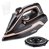 LEHMANN Dampfbügeleisen kabellos mit Ladestation, kabelloses Bügeleisen...