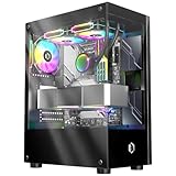 EMPIRE GAMING - (2024 Neu) Gamer PC-Gehäuse CM-241 – ARGB Mid Tower...