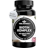 Biotin Komplex mit Selen & Zink – 365 vegane Tabletten – für Haut*,...