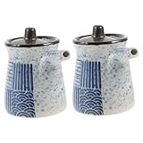 DECOMELODY 2 Stück Japanischer Keramik Essigspender Vielseitige...