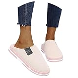 Hausschuhe Damen Geschlossen，2024 Warm Pantoffeln Slipper Niedliche...