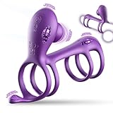 Sexspielzeug Für Die Paare, Penisring Vibrator Mit 10 Modi, Doppelring...