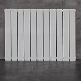 WITEN&NOCK Design Heizkörper Flach Paneelheizkörper Horizontal 600x830...