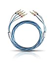 OEHLBACH Bi Tech 4B 200 - Lautsprecherkabel-Set Bi-Wiring versilbert...