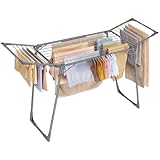 SONGMICS Wäscheständer, Standtrockner 52,5 x 173 x 96,5 cm,...