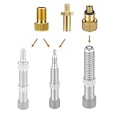 Manovella Ventiladapter Set Fahrrad – 3-teilig für Presta (SV), Dunlop...