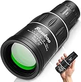 Pankoo 16 x 52 Monokular-Teleskop für Erwachsene, kompaktes Monokular für...