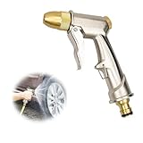 Garten Handbrause, 100% Metall Garten Spritze, Verstellbarer...