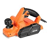 VEVOR Elektrohobel, 82 mm Schnittbreite, 650 W, 16800 U/min, Handhobel für...