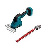 TECKZOON Akku Heckenschere Kompatibel mit Makita 21V, 2-in-1 Kabellos für...