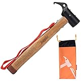 Keello Camping Hammer Zelthammer Kohlenstoffstahl Outdoor Multifunktion...