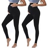 Generisch Lasora Umstandsleggings, Schwangerschaftsleggings für Frauen,...
