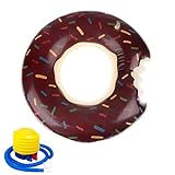 TSLBW Schwimmring Donut Luftmatratze Schwimmreifen Aufblasbar Aufblasbarer...