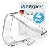 DIYexpert 4er Set Tischtuchklammern für Tischplatten bis 45 mm aus...