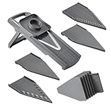 Metaltex Slice-V Universalreibe V-Hobel mit 5 Einsätzen und Fingerschutz