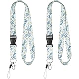 Uniclife 2 Stück Niedliche Lanyards Hals ID-Karte Lanyard Frauen Schnelles...