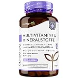 Multivitamin & Mineralstoffe - 365 hochdosierte Tabletten mit...