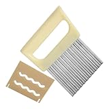 Genérico Kartoffelschneider aus Edelstahl | Wellenschneider -...