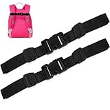 Moorle Verstellbarer Brustgurt Rucksack, 2 Stück Rucksackriemen Nylon mit...